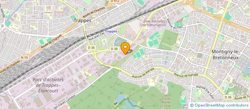 localisation de l'entreprise DISTRIBUTION SERVICES LOCATIONS AUTOS  TRAPPES