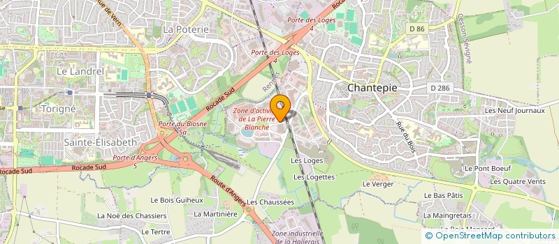 localisation de l'entreprise DISTRIBUTION SOLUTIONS PORTABLES MULTIME  CHANTEPIE