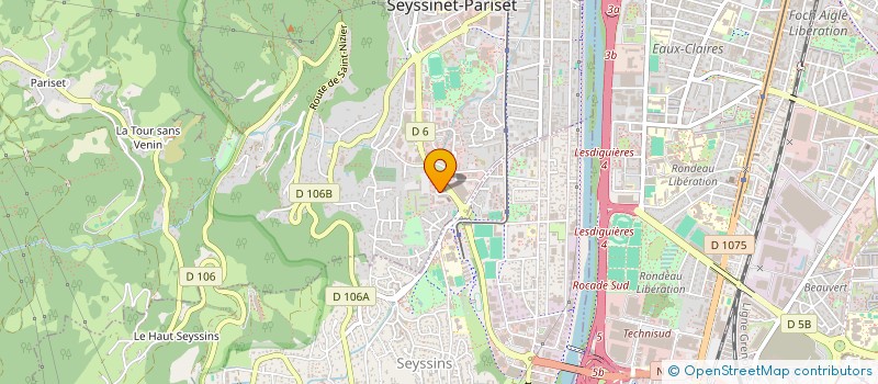 localisation de l'entreprise DISTRIBUTION STOCK ISERE  SEYSSINET-PARISET