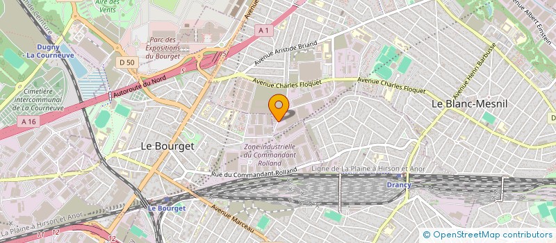 localisation de l'entreprise DISTRIBUTION STOCKAGE ET LOGISTIQUE à LE BLANC-MESNIL