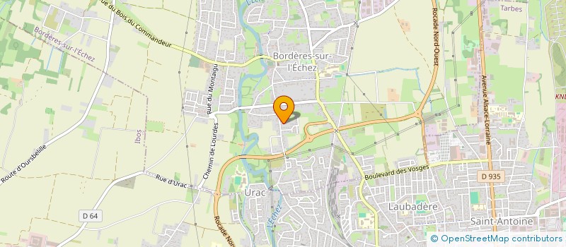 localisation de l'entreprise DISTRIBUTION TARBAISE  BORDERES-SUR-L'ECHEZ