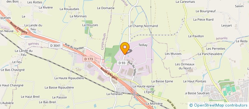 localisation de l'entreprise DISTRIBUTION TERCHNIQUES SA  CORPS-NUDS