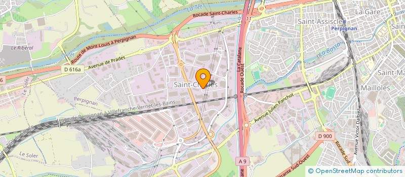 localisation de l'entreprise DISTRIBUTIONS CARNICAS  PERPIGNAN