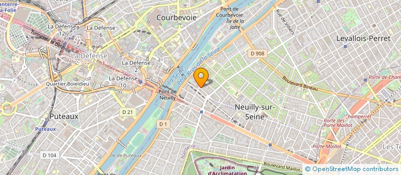 localisation de l'entreprise DISTRIBUTIONS EUROPEENNES AUDIOVISUELLES à NEUILLY-SUR-SEINE