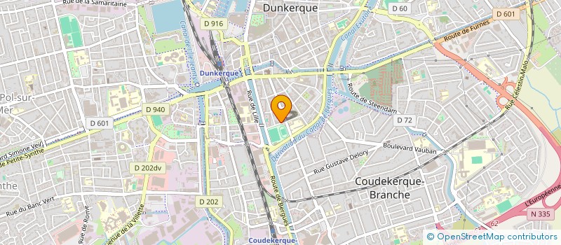 localisation de l'entreprise DISTRIBUTORE INDUSTRIEL à DUNKERQUE