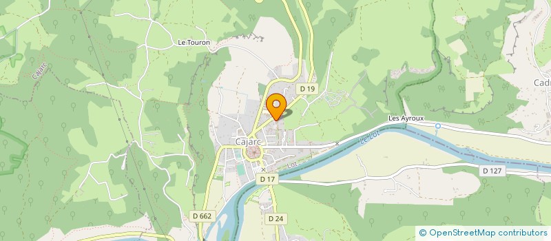localisation de l'entreprise DISTRICAJ à CAJARC
