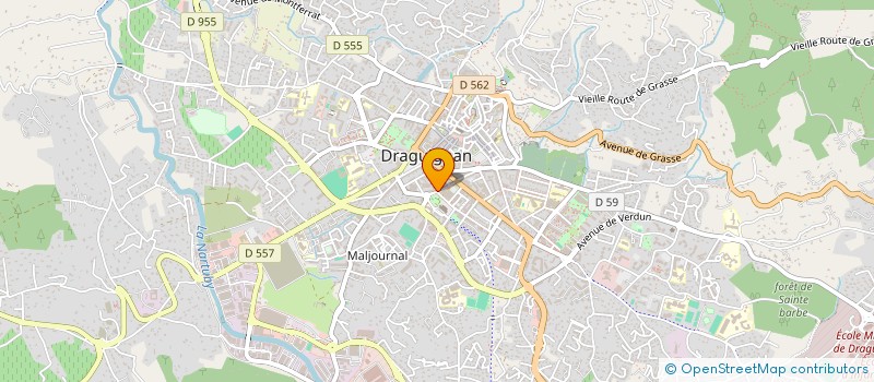 localisation de l'entreprise DISTRICAP à DRAGUIGNAN