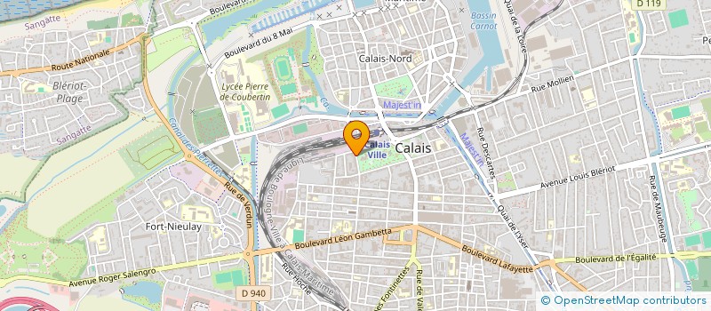 localisation de l'entreprise DISTRICAP à CALAIS