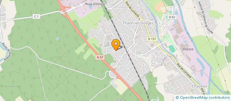localisation de l'entreprise DISTRICECE  THAON-LES-VOSGES