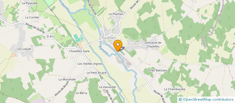 localisation de l'entreprise DISTRICHAZ à CHAZELLES