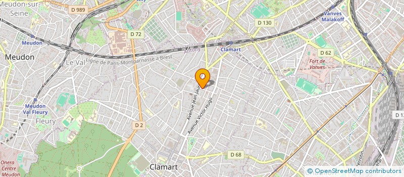 localisation de l'entreprise DISTRICLAM  CLAMART
