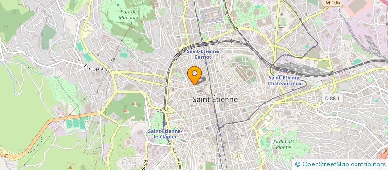 localisation de l'entreprise DISTRICLASS MEDICAL SA à SAINT-ETIENNE
