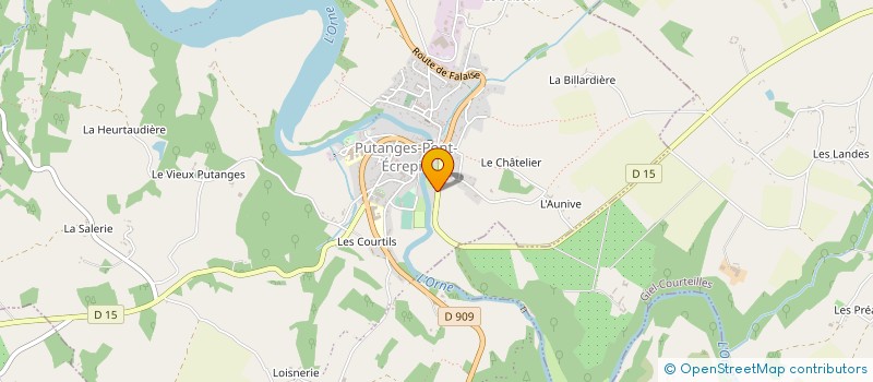 localisation de l'entreprise DISTRICOLLET à PUTANGES-LE-LAC