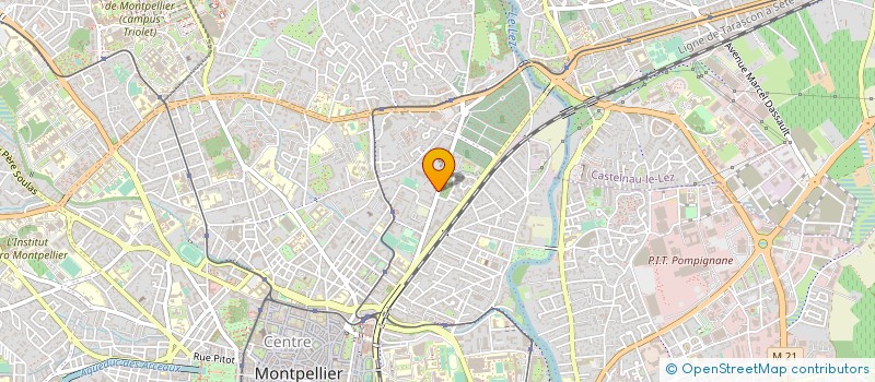 localisation de l'entreprise DISTRICOM à MONTPELLIER