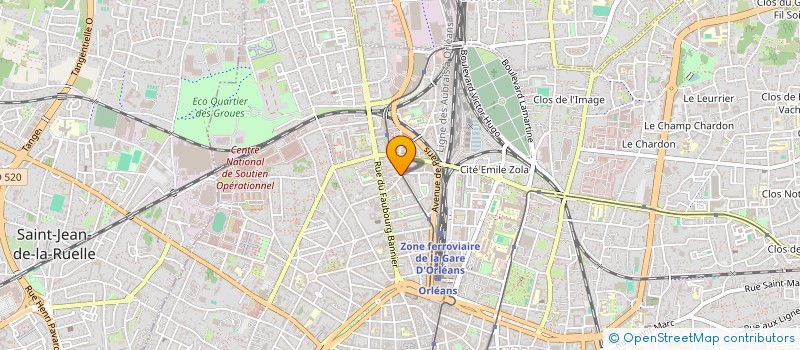 localisation de l'entreprise DISTRICOM à ORLEANS
