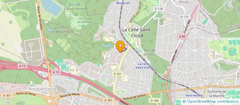 localisation de l'entreprise DISTRICOM ASSOCIATION à LA CELLE-SAINT-CLOUD