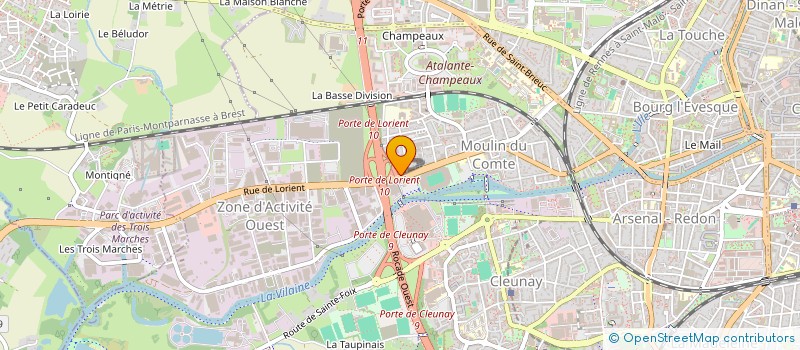 localisation de l'entreprise DISTRICONCEPT à RENNES