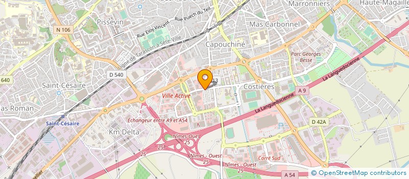localisation de l'entreprise DISTRICONCEPT à NIMES