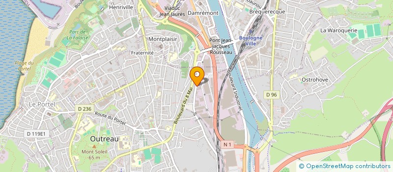 localisation de l'entreprise DISTRICONFORT à OUTREAU