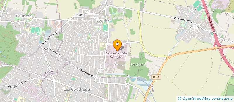 localisation de l'entreprise DISTRICONTI à COURTRY