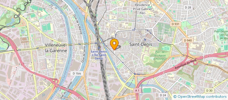 localisation de l'entreprise DISTRICOUCHES  SAINT-DENIS