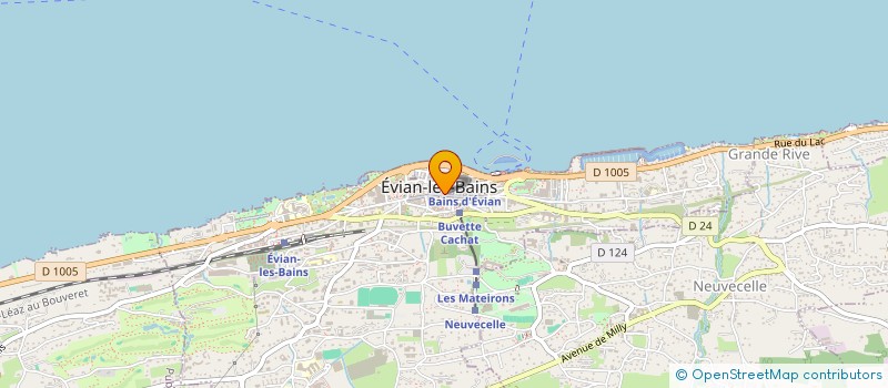 localisation de l'entreprise DISTRICT 12  EVIAN-LES-BAINS