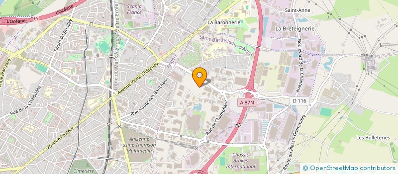 localisation de l'entreprise  DISTRICT 1510 DU ROTARY INTERNATIONAL  NANTES