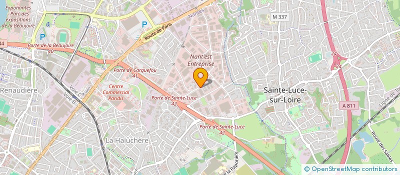 localisation de l'entreprise DISTRICT 44 SPORT  NANTES