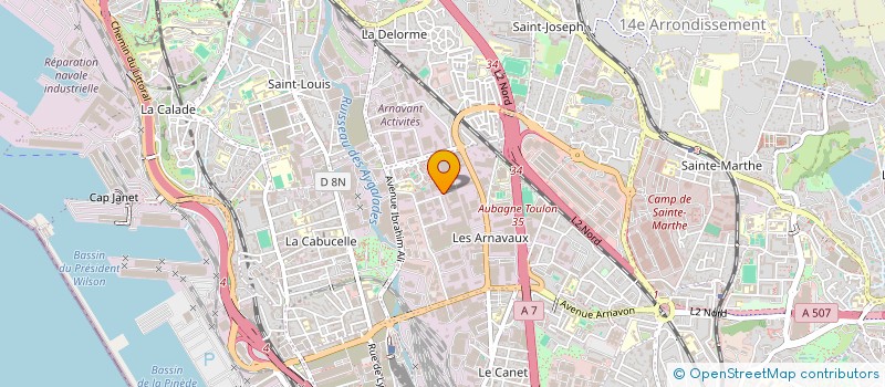 localisation de l'entreprise DISTRICT à MARSEILLE