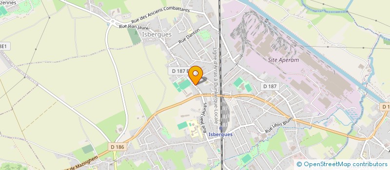 localisation de l'entreprise DISTRICT AUTO à ISBERGUES