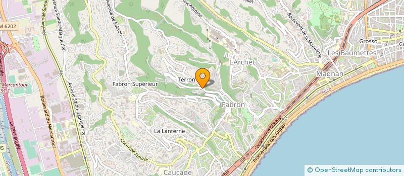 localisation de l'entreprise DISTRICT DE COTE D AZUR à NICE
