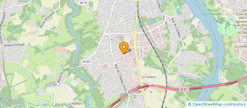 localisation de l'entreprise DISTRICT DE L A DE FOOTBALL  LA CHAPELLE-SUR-ERDRE