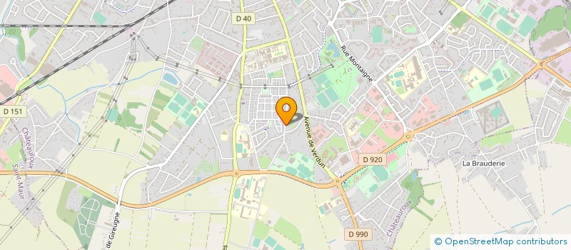 localisation de l'entreprise DISTRICT DE L INDRE DU FOOTBAL à CHATEAUROUX