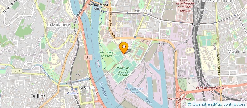 localisation de l'entreprise DISTRICT DE LYON ET DU RHONE DE FOOTBALL à LYON