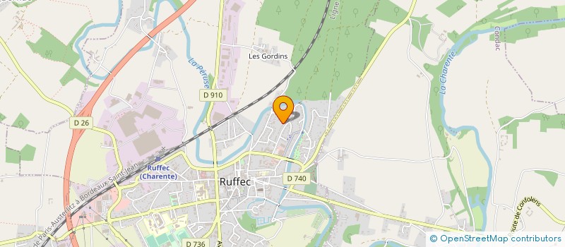 localisation de l'entreprise DISTRICT DE RUFFEC à RUFFEC