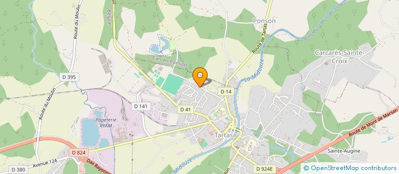 localisation de l'entreprise DISTRICT DES LANDES FOOTBALL à TARTAS