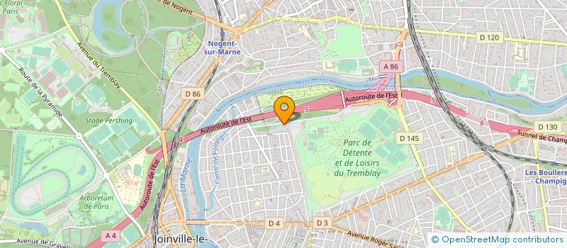 localisation de l'entreprise DISTRICT DU VAL DE MARNE DE FOOTBALL à CHAMPIGNY-SUR-MARNE