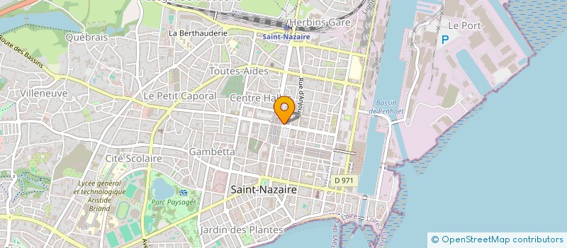 localisation de l'entreprise DISTRICT MARKET  SAINT-NAZAIRE