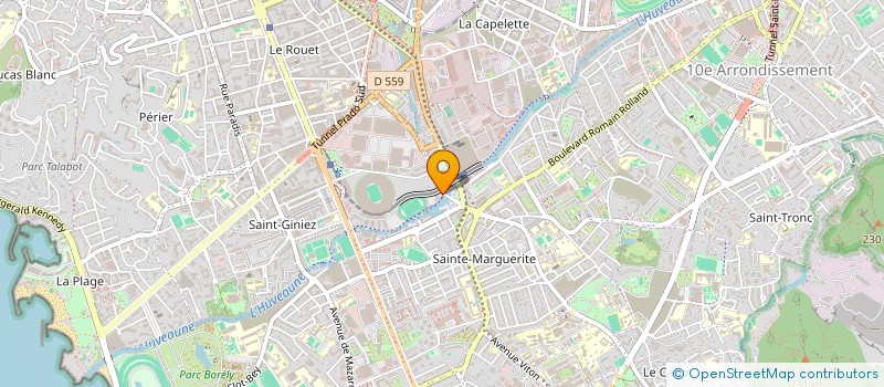 localisation de l'entreprise DISTRICT PROVENCE FOOTBALL à MARSEILLE