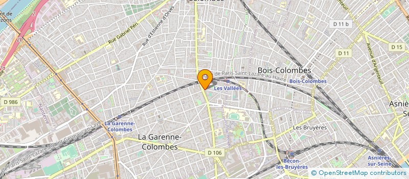 localisation de l'entreprise DISTRICT RECORDS  LA GARENNE-COLOMBES