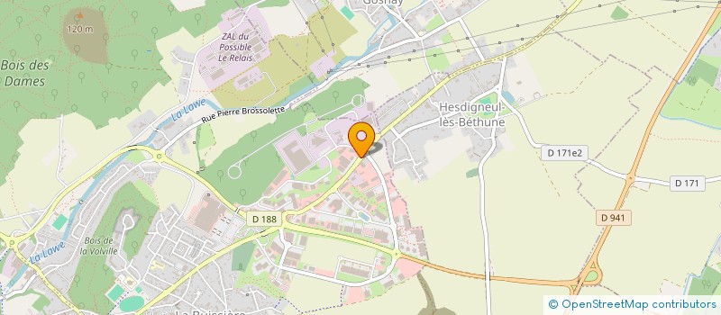 localisation de l'entreprise DISTRICUISINES 62 à BRUAY-LA-BUISSIERE
