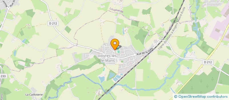 localisation de l'entreprise DISTRIDELICES à VOIVRES-LES-LE-MANS