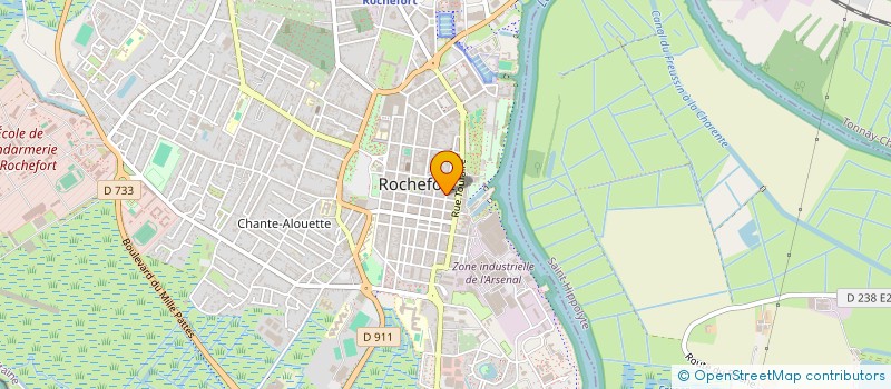 localisation de l'entreprise DISTRIDOG à ROCHEFORT
