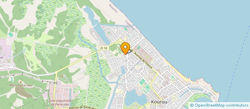 localisation de l'entreprise DISTRIDOM à KOUROU