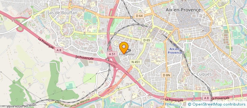 localisation de l'entreprise DISTRIFILMS à AIX-EN-PROVENCE