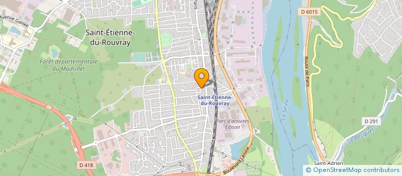 localisation de l'entreprise DISTRIFLEX à SAINT-ETIENNE-DU-ROUVRAY