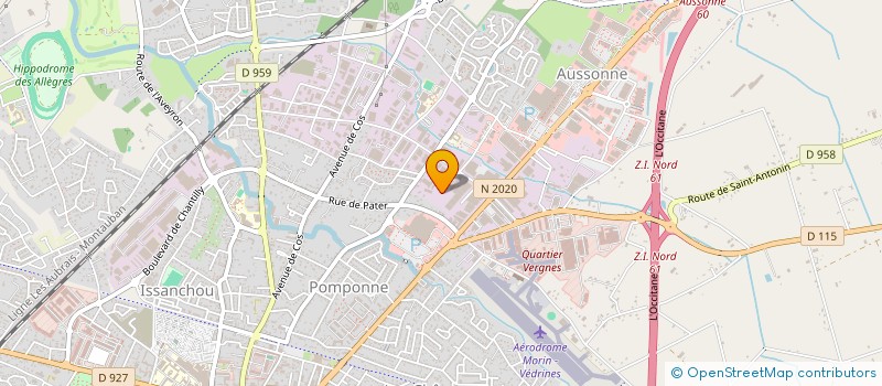 localisation de l'entreprise DISTRIFOR à MONTAUBAN