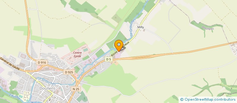 localisation de l'entreprise DISTRIGRANIT à DOULLENS