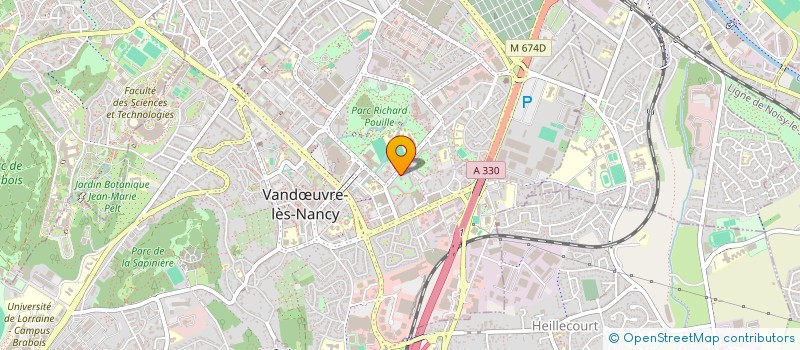 localisation de l'entreprise DISTRIGROUP  VANDUVRE-LES-NANCY