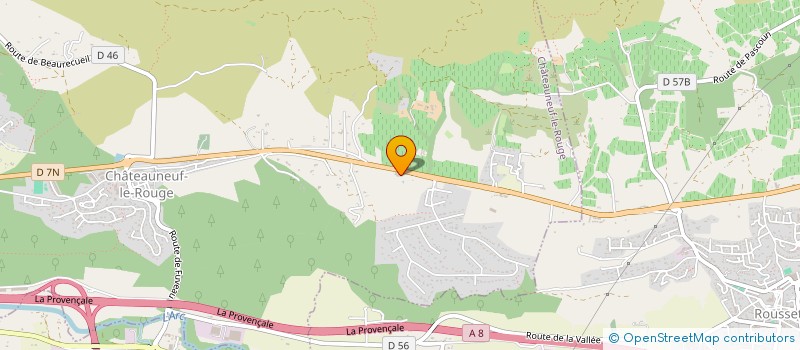 localisation de l'entreprise DISTRIHUB  CHATEAUNEUF-LE-ROUGE